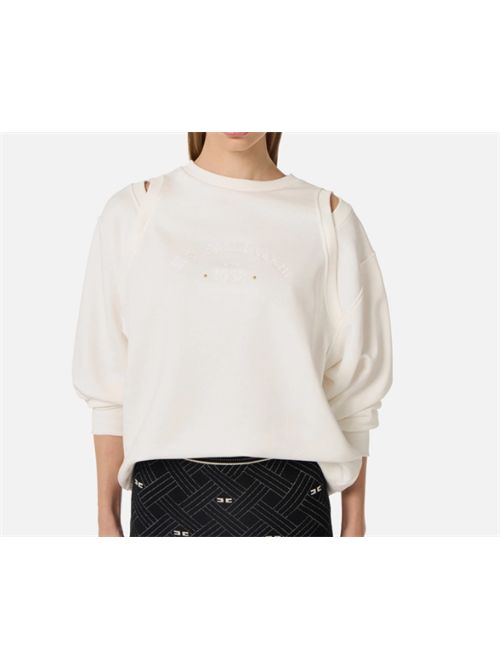 CUT-OUT JERSEY ELISABETTA FRANCHI | MD01261E2360 avorio